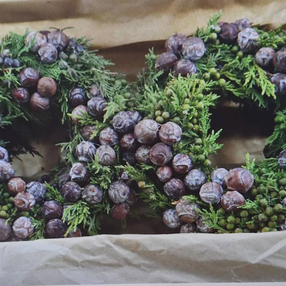 Kranz mix Cipress Natur D30cm