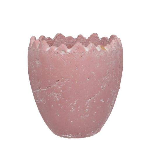 Keramik Übertopf Ei rosa D13cm H13cm