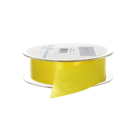 Band Satin gelb 25mm 25m