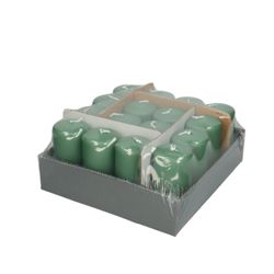 Stumpfkerze Safe Stumpen grün D05cm H10cm