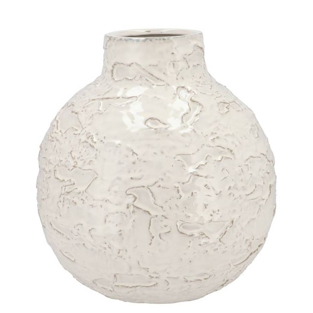 Keramik Vase Nordic weiss D31cm H33cm