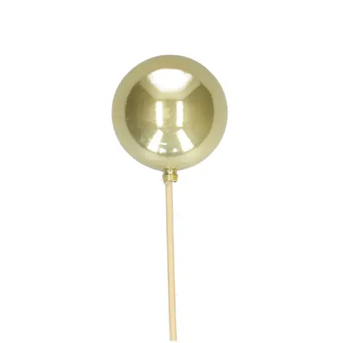 Kugel auf Stab Perle gelb L50cm D06cm 