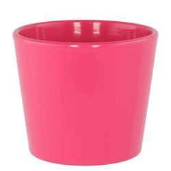 Keramik Orchidee Übertopf rosa glänzend D13cm