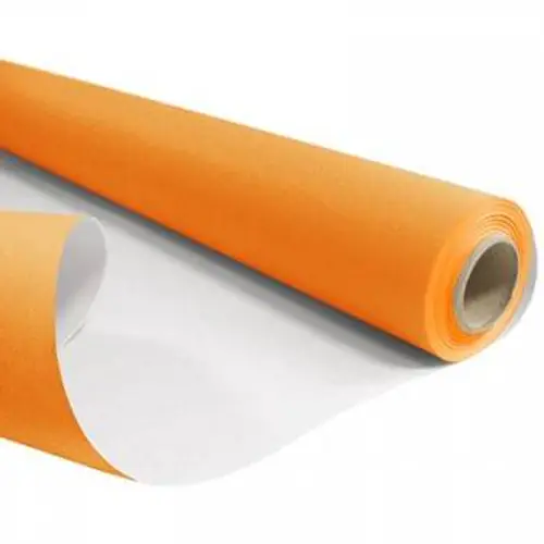 Papier Rolle 80cm weiss/orange 60gr 40m