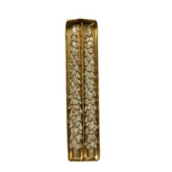 Tischkerze Baum gold D02.2cm H25cm x2