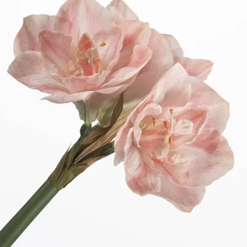 Seiden Amaryllis rosa L61cm