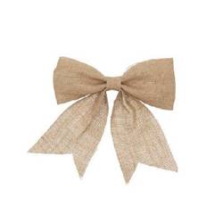 Dekoration Schleife Jute 11*13cm