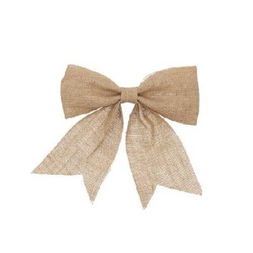 Dekoration Schleife Jute 11*13cm