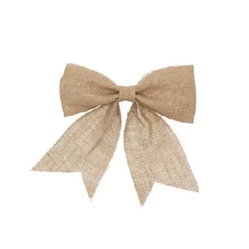 Dekoration Schleife Jute 11*13cm