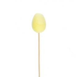 Ei auf Stab Flock gelb L50cm 05cm