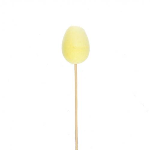 Ei auf Stab Flock gelb L50cm 05cm