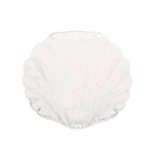 Glas Vase Muschel D20cm H16.5cm