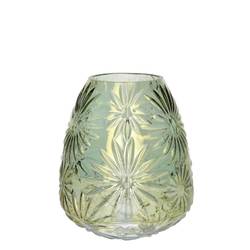 Glas Vase Sarina hell grün D17cm .5cm