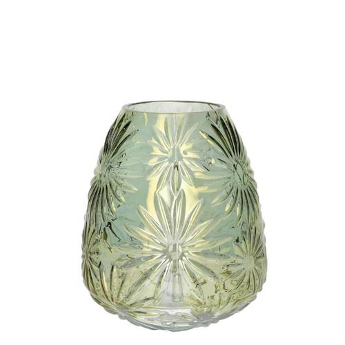 Glas Vase Sarina hell grün D17cm .5cm
