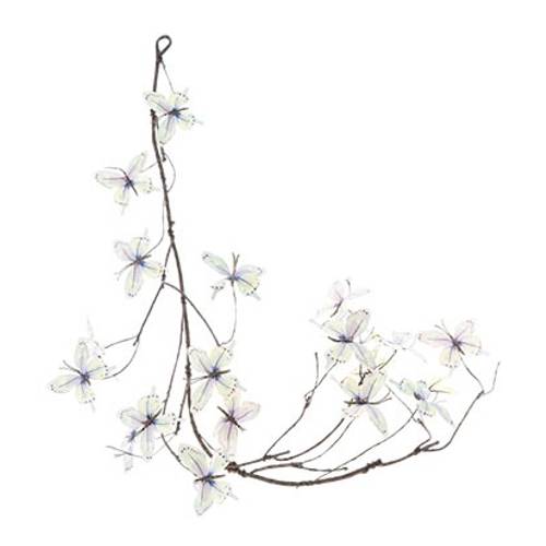 Girlande Schmetterling blau L150cm