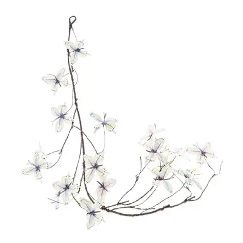 Girlande Schmetterling blau L150cm