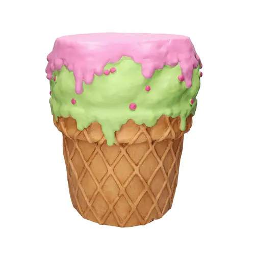 Beistelltisch Eiscreme D29cm H34cm