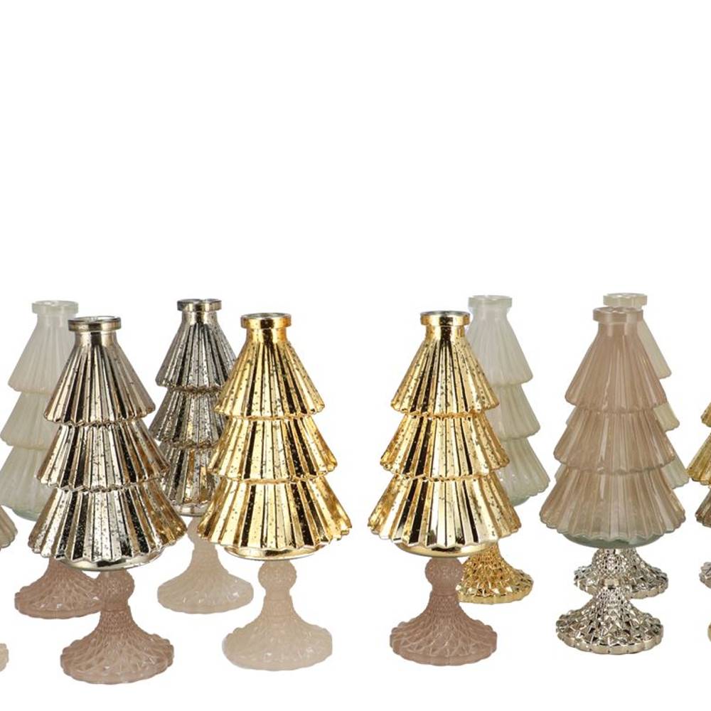 Kerzenständer Baum sand mix 11x25cm