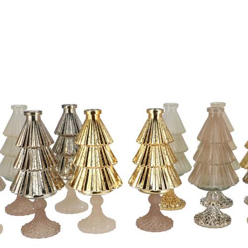 Kerzenständer Baum sand mix 11x25cm