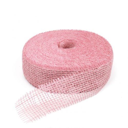 Band Jute hell rosa 50mm 40m