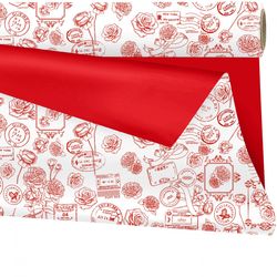 Folie Rolle 80cm Lucy Duo Matt rot 25m