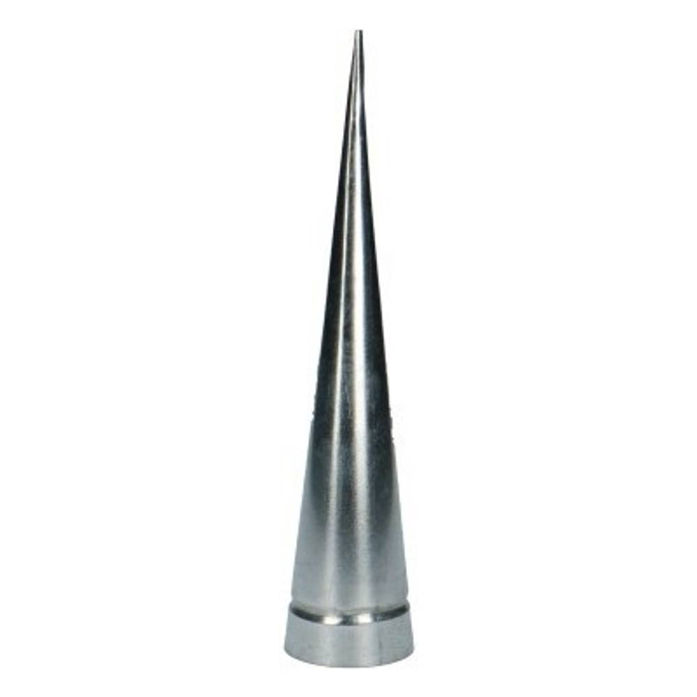 Teelichthalter silber D04cm H20cm
