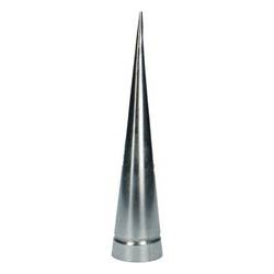 Teelichthalter silber D04cm H20cm