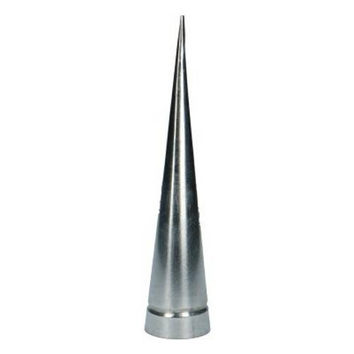 Teelichthalter silber D04cm H20cm