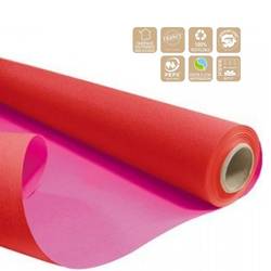 Papier Rolle 80cm Duo rot/rosa 60gr 40m