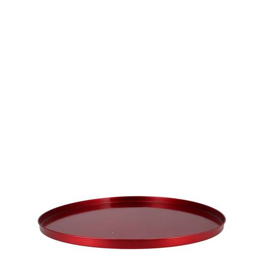 Teller Metall rot Wild D26cm H02cm