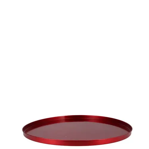 Teller Metall rot Wild D26cm H02cm