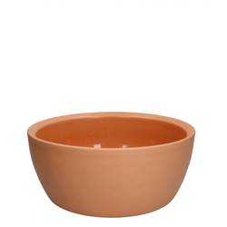 Keramik Schale Flora terra D22.5cm H09.5cm 