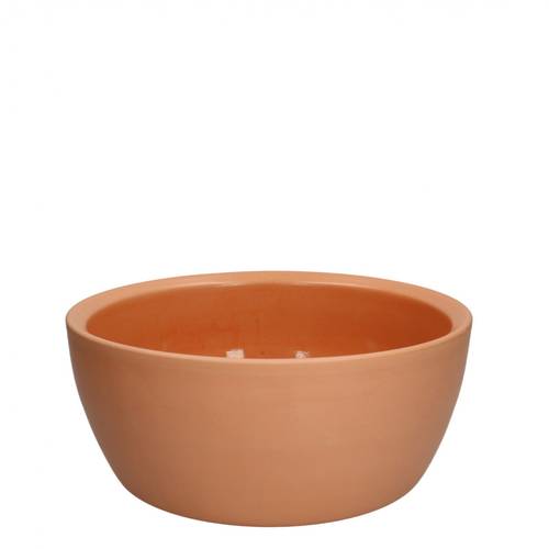 Keramik Schale Flora terra D22.5cm H09.5cm 