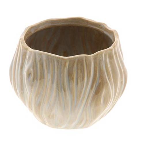 Keramik Übertopf Cammy braun D20cm H15cm