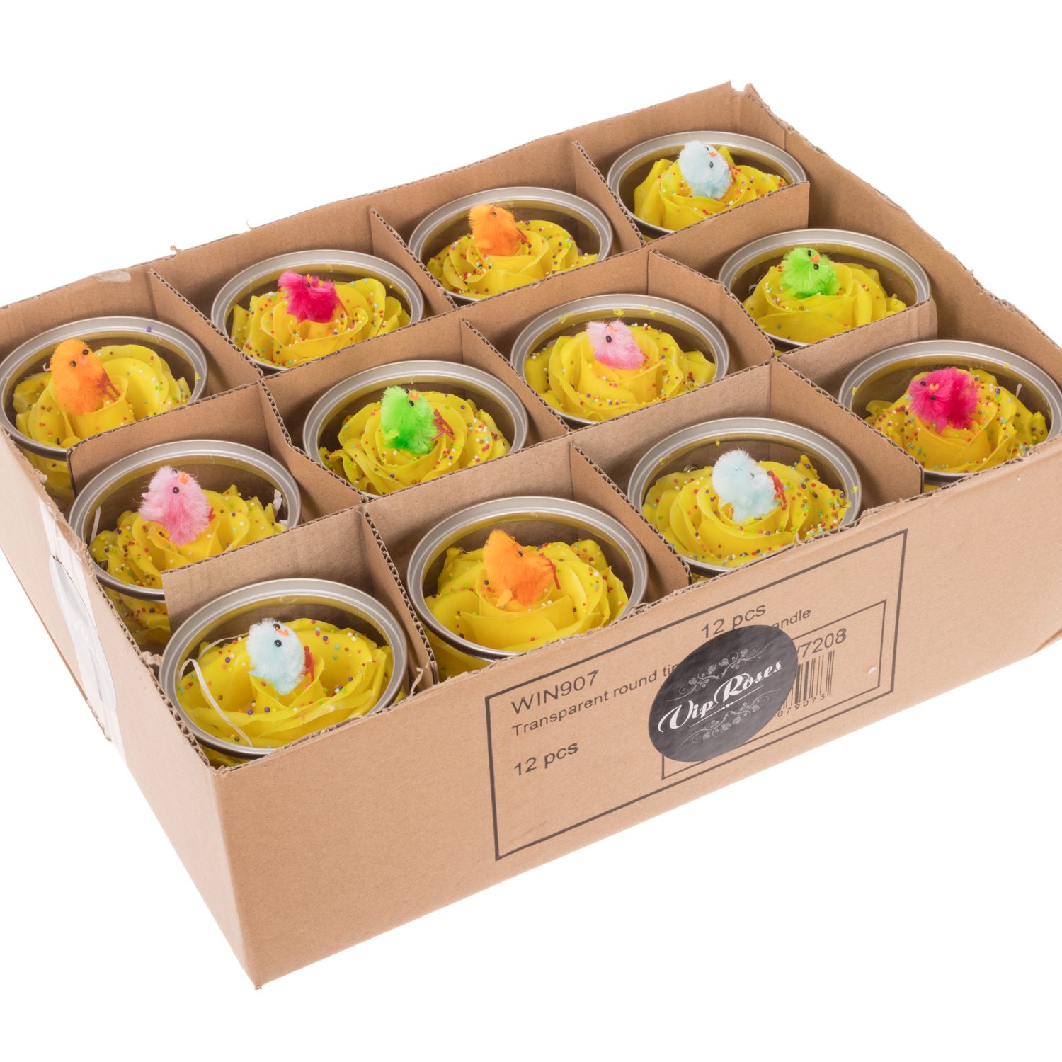 Rose wachs gelb Ostern Bucket duftend