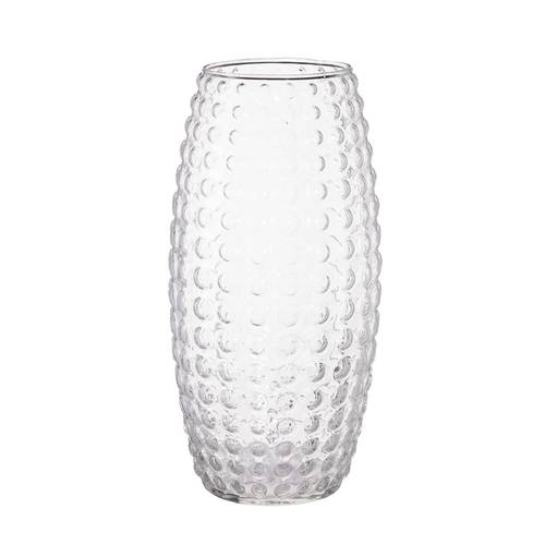 Glas Vase Bubbles D17cm H37cm