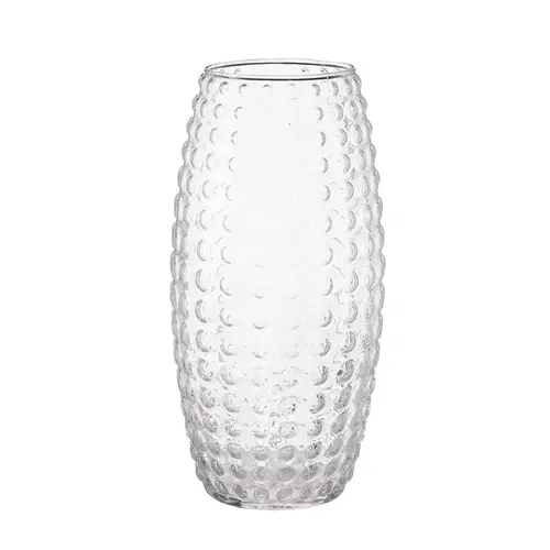 Glas Vase Bubbles D17cm H37cm
