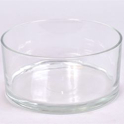 Glas Schaal Cillinder 21x10cm