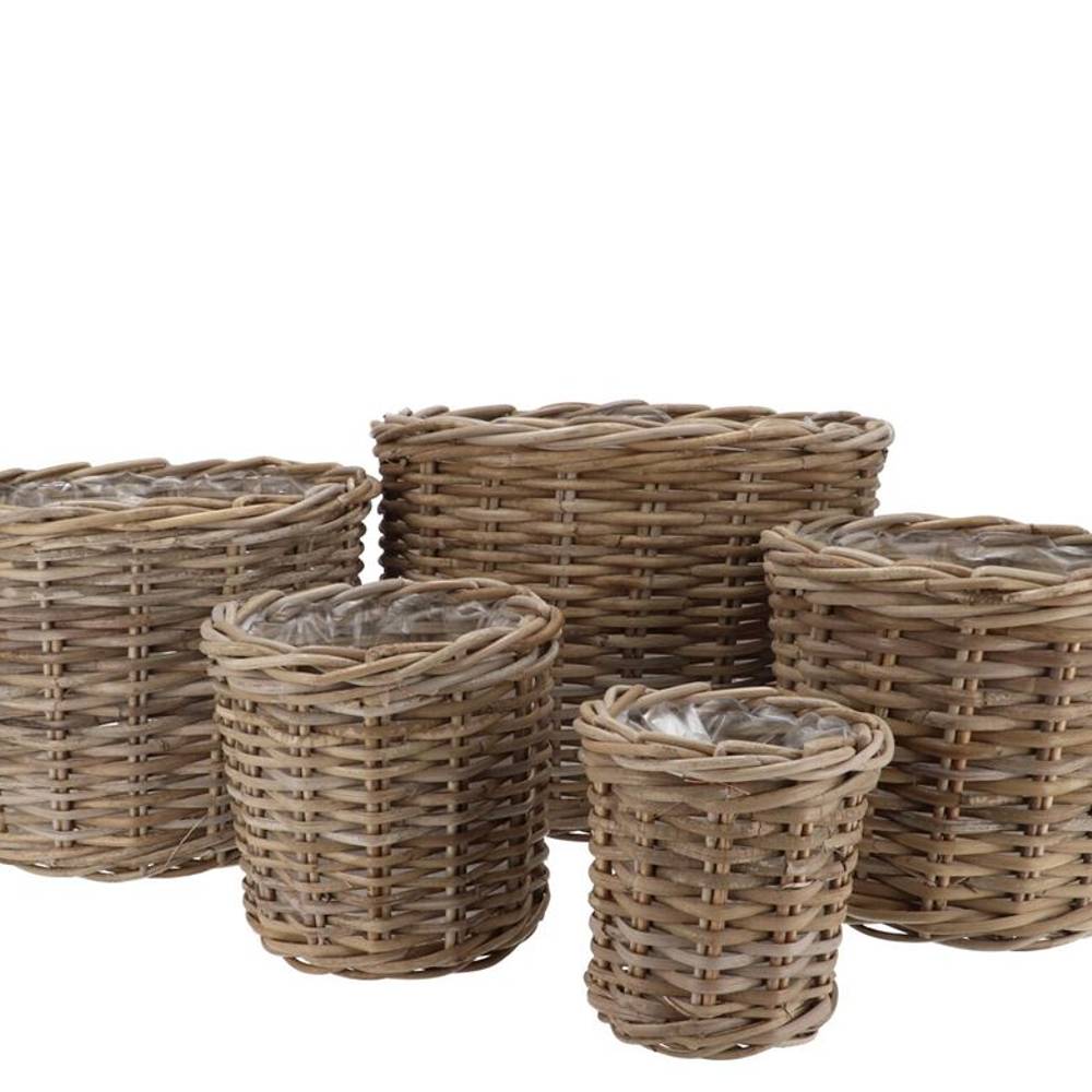 Korb Rattan Kuboo 5/Set 17x17/23x20/27x23/34x26/40x28