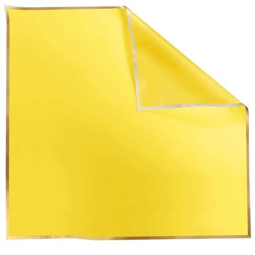 Folie Blatt Cachotier gelb 70x70cm