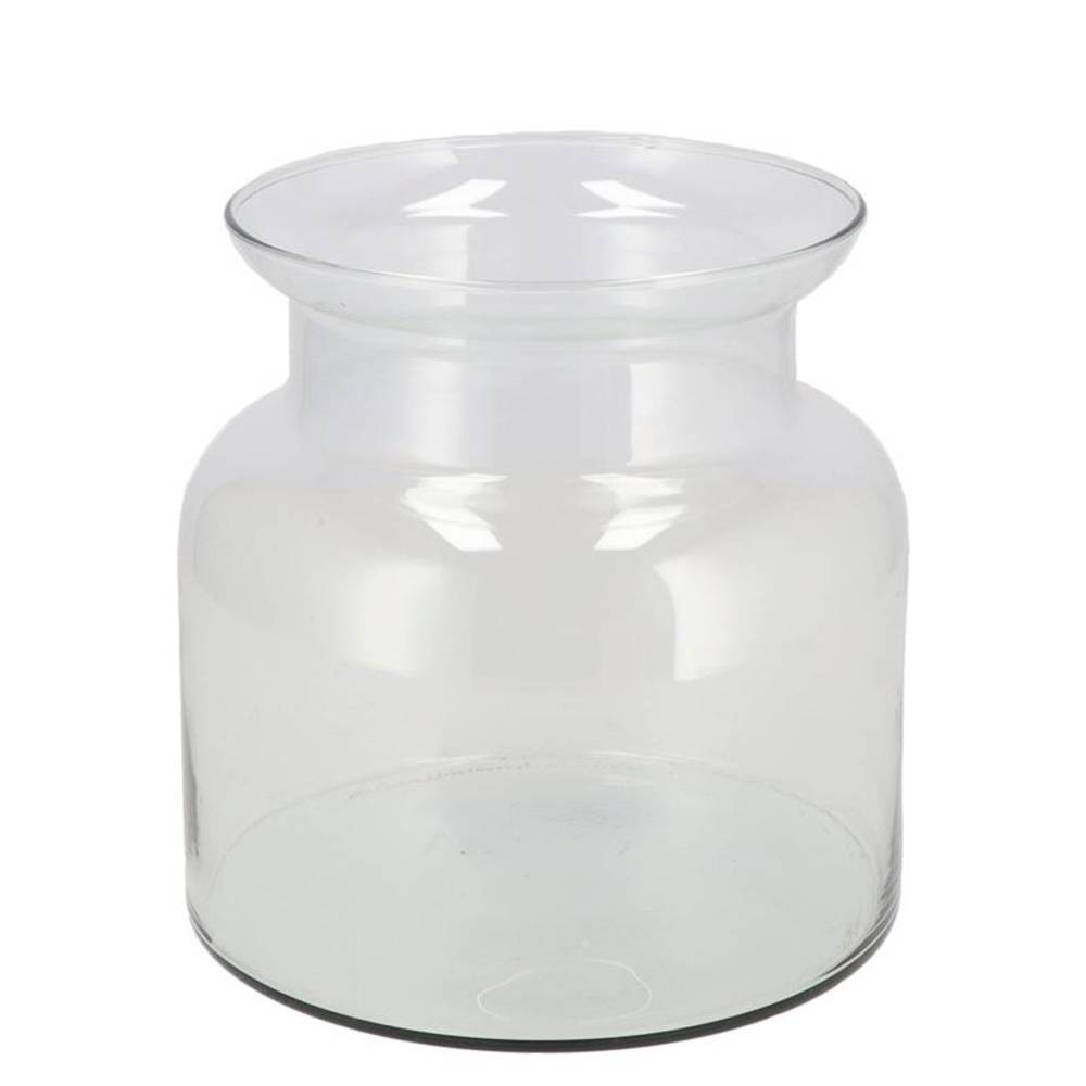Glas Vase Milchkanne D19 D19cm