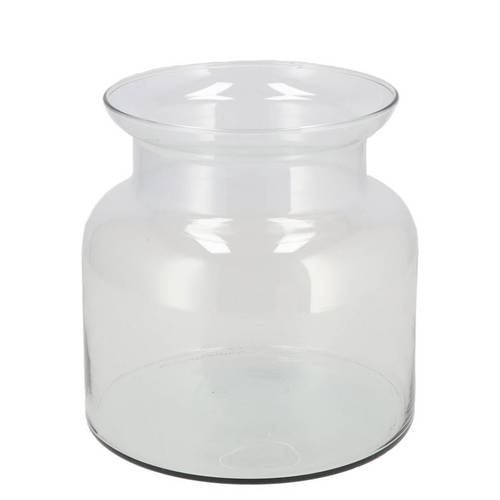 Glas Vase Milchkanne D19 D19cm