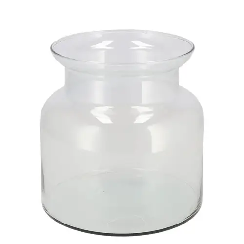 Glas Vase Milchkanne D19 D19cm