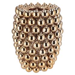 Weihnachtskugel Vase gold 30x30x39cm