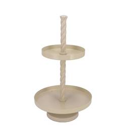 Etagere Swirl sand 35x35x62cm