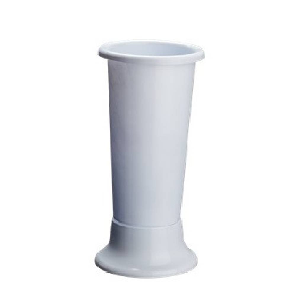 Kunststoff  Vase Ideal weiss D14cm H35cm 