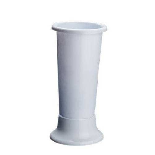 Kunststoff  Vase Ideal weiss D14cm H35cm 