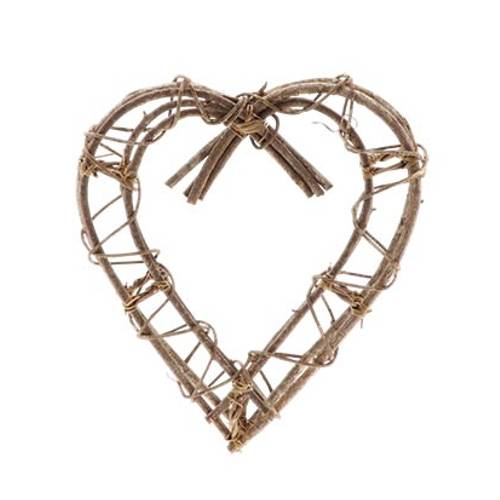 Kranz Herz Rebe D30cm