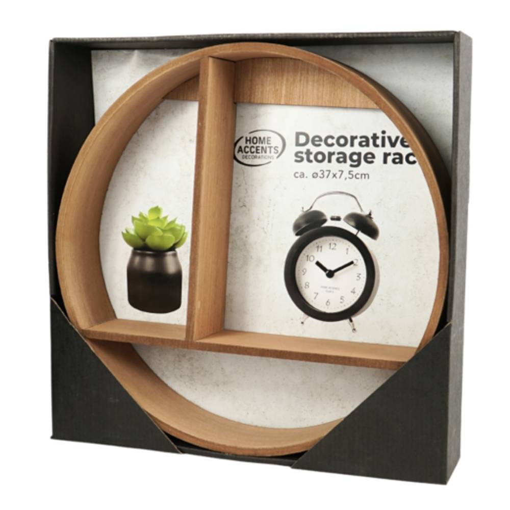 Wandregal aus Holz 37x08x37cm