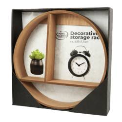 Wandregal aus Holz 37x08x37cm